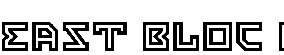 East Bloc ICG Open Font Download Free