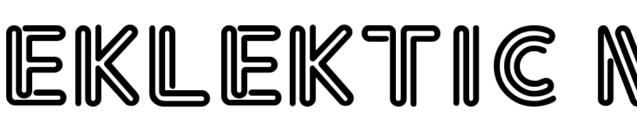 Eklektic Normal cкачати шрифт безкоштовно