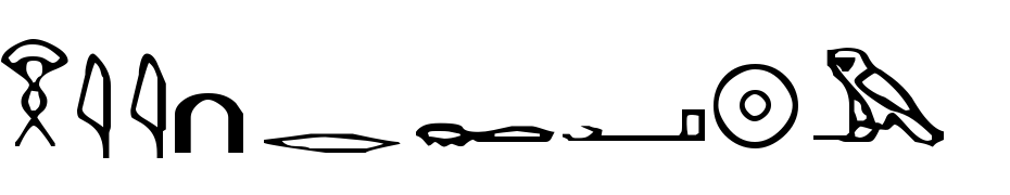 Egyptian Hieroglyphics Font Download Free