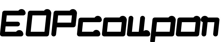 EOPcoupon E Font Download Free