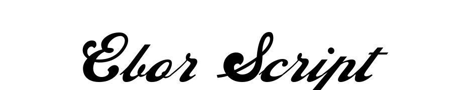 Ebor Script Font Download Free