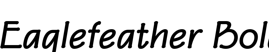 Eaglefeather Bold Italic Font Download Free