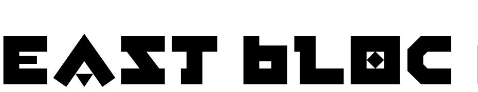 East Bloc ICG Closed Alt Font Download Free