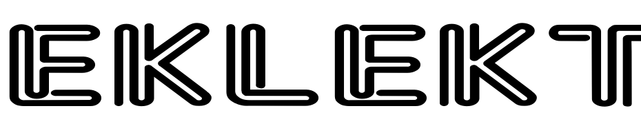 Eklektic Normal Ex Font Download Free