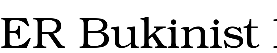 ER Bukinist 1251 Font Download Free