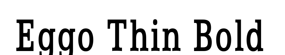 Eggo Thin Bold Font Download Free