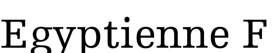 Egyptienne F LT 55 Roman Font Download Free