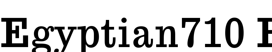 Egyptian710 BT Font Download Free