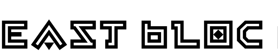 East Bloc ICG Open Alt Font Download Free