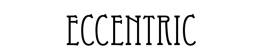 Eccentric Font Download Free