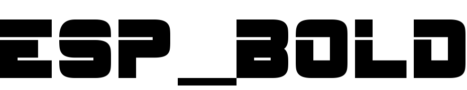 ESP_Bold Font Download Free