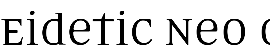 Eidetic Neo Omni Scarica Caratteri Gratis