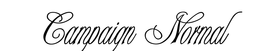 Campaign Normal Font Download Free