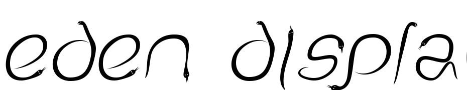 Eden Display Italic Font Download Free