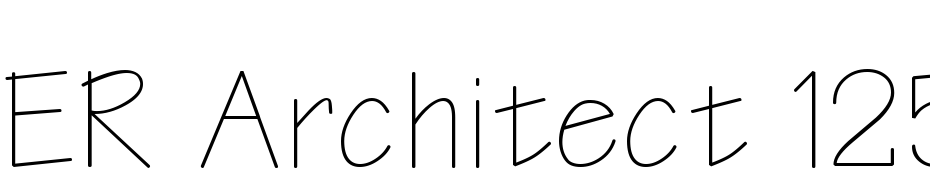 ER Architect 1251 Yazı tipi ücretsiz indir