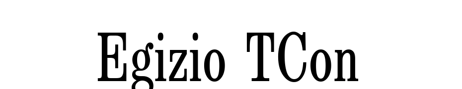 Egizio TCon Font Download Free