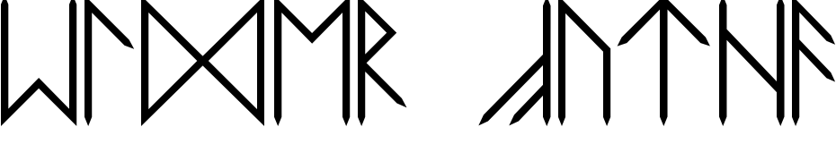 Elder Futhark Font Download Free