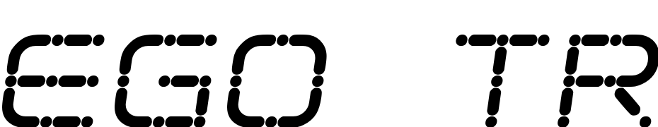 Ego Trip Skew Font Download Free