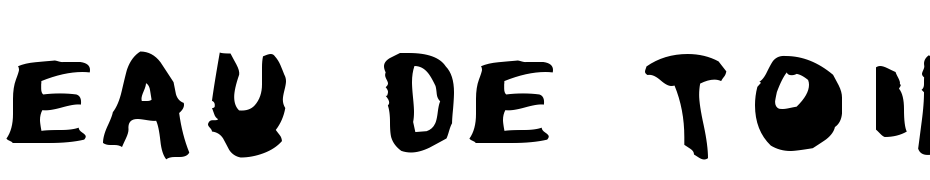 Eau De Toilet Font Download Free