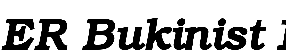 ER Bukinist 1251 Bold Italic Font Download Free