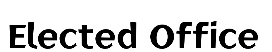 Elected Office Font Download Free
