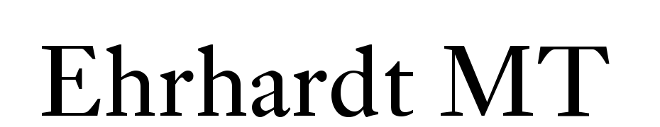 Ehrhardt MT Font Download Free