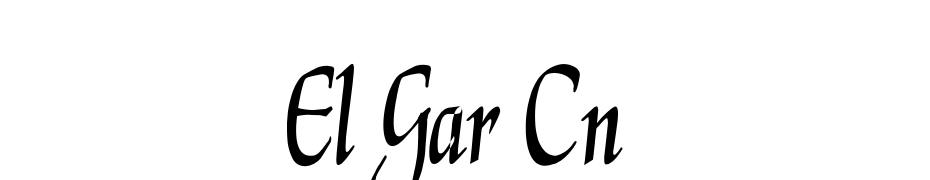 El Gar Cn Font Download Free
