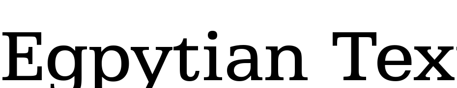 Egpytian Text M Regular Yazı tipi ücretsiz indir