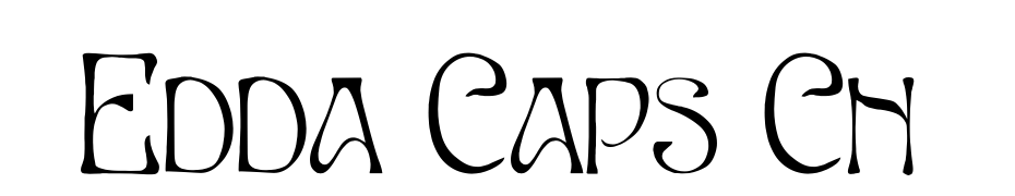 Edda Caps Cn Font Download Free