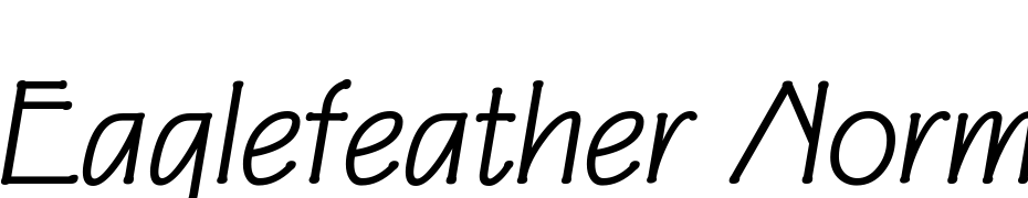 Eaglefeather Normal Italic Font Download Free