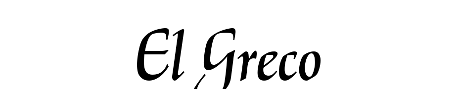 El Greco Font Download Free
