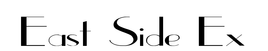 East Side Ex Font Download Free