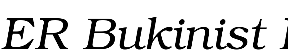ER Bukinist KOI 8 Italic Font Download Free