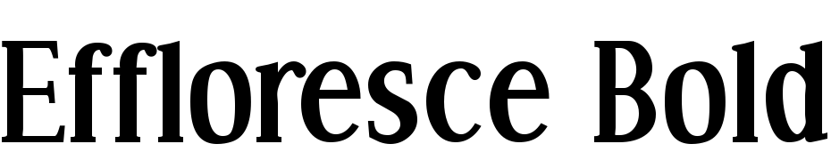Effloresce Bold Font Download Free