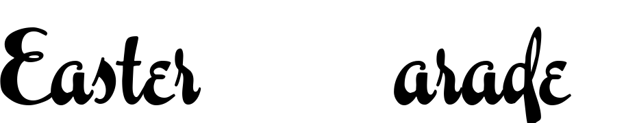 Easter Parade Trial Version Font Download Free