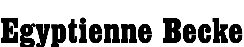 Egyptienne_Becker_D_Bold_Cond Schrift Herunterladen Kostenlos