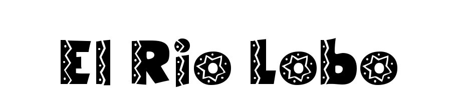 El Rio Lobo Font Download Free