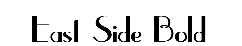 East Side Bold Font Download Free