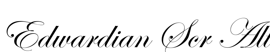 Edwardian Scr Alt ITC TT Font Download Free