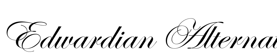 Edwardian Alternate Medium Font Download Free