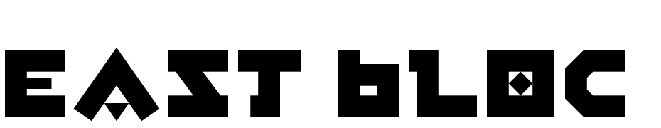 East Bloc ICG Closed Alt Font Download Free