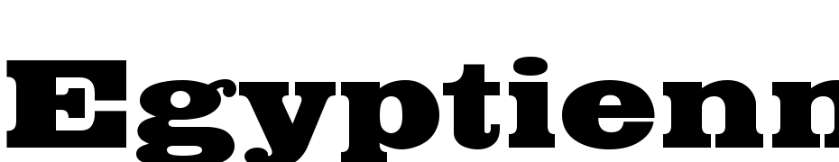 Egyptienne_Becker_Bold_Extd Font Download Free