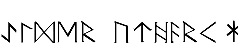 Elder Futhark Ver 1.1 Font Download Free