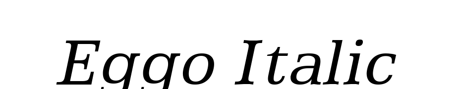 Eggo Italic Font Download Free