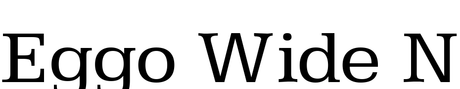 Eggo Wide Normal Font Download Free