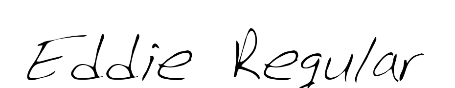 Eddie Regular Font Download Free