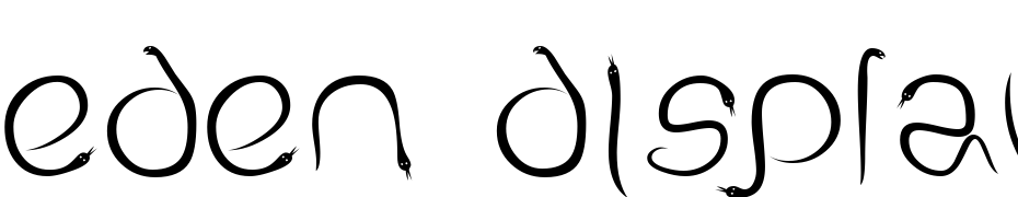Eden Display Font Download Free