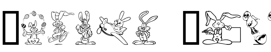 Easter Bunny Scarica Caratteri Gratis