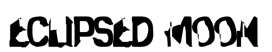 Eclipsed Moon Font Download Free