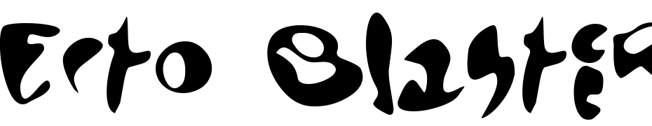 Ecto Blaster Font Download Free